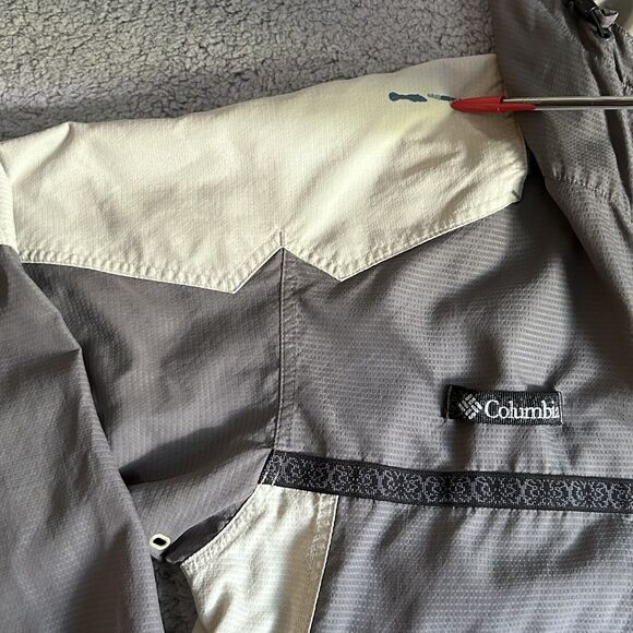 Columbia Men's Jacket Size XL Sportswear Jacket Hoodie Gray Outdoors Fishing - Picture 4 of 16